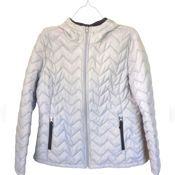 Free Country Jackets & Blazers - Free Country Women's Large Hooded Puffer Jacket